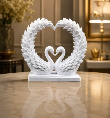 Escultura Decorativa Prints Patro- Corazón De Cisne - Foto 2