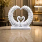 Escultura Decorativa Prints Patro- Corazón De Cisne - Miniatura 2