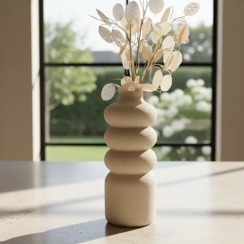 Decoración Prints Patro - Florero Ondulado Minimalista - Foto 2