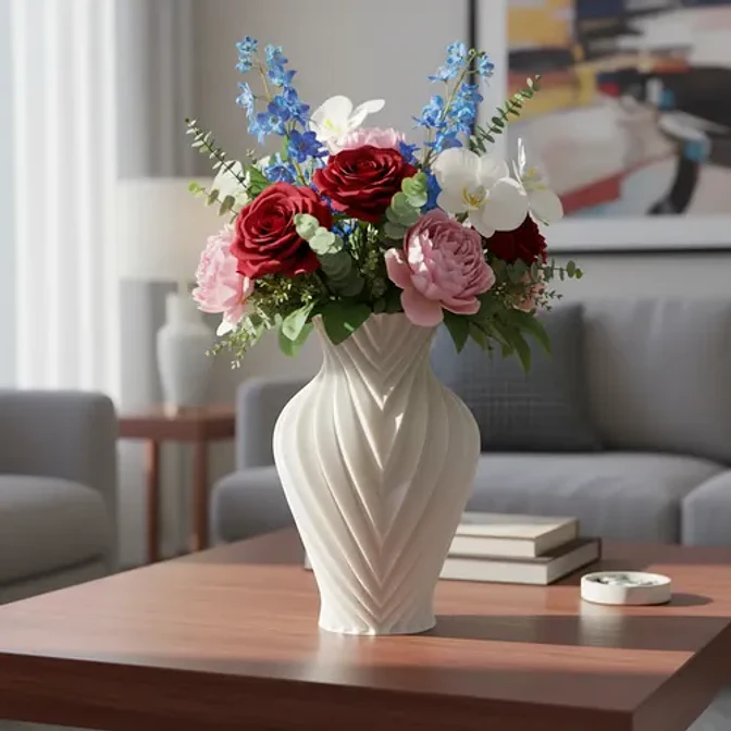 Decoración Elegante Prints Patro - Jarrón Aura Elíseo 5