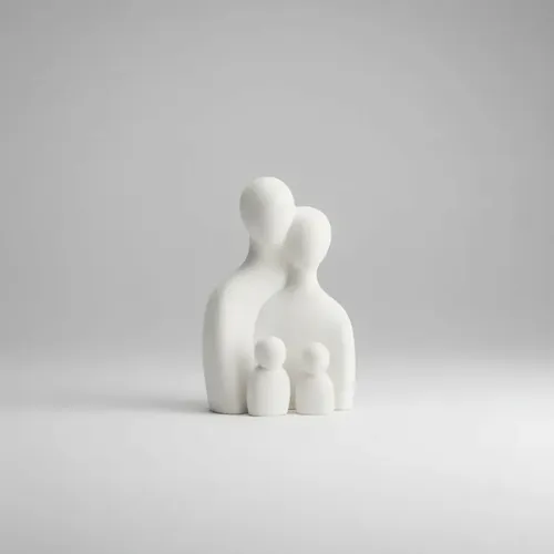 Decoración Elegante Prints Patro - Estilo Familia De Cuatro