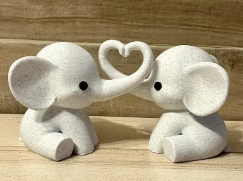Escultura Decorativa Prints Patro- Corazón De Elefante - Foto 3