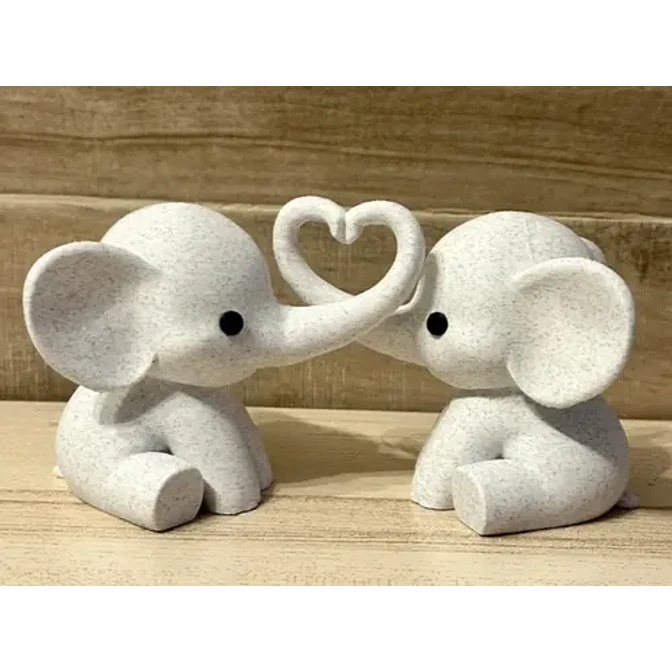 Escultura Decorativa Prints Patro- Corazón De Elefante 3