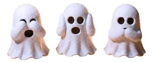 Escultura Decorativa Prints Patro- 3 Fantasmas Sabios