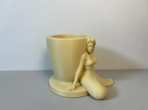Decoración Hogar Prints Patro - Maceta Forma De Sirena - Foto 3