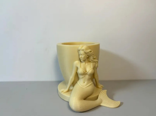 Decoración Hogar Prints Patro - Maceta Forma De Sirena - Foto 4