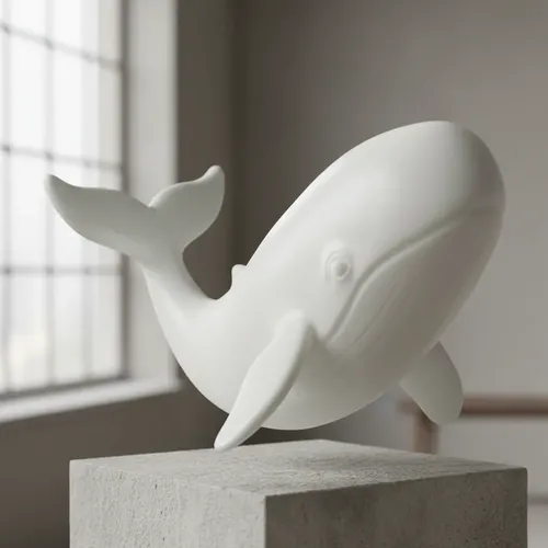 Escultura Elegante Prints Patro - Estilo Ballena - Foto 4