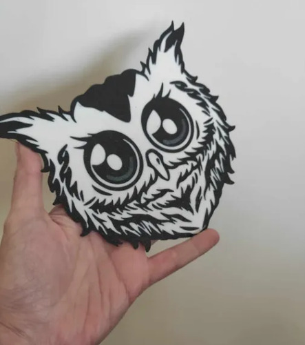 Figura Decorativa De Pared Prints Patro- Búho - Foto 3