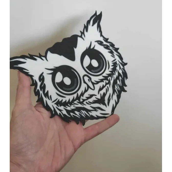 Figura Decorativa De Pared Prints Patro- Búho 3