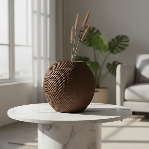 Decoración Elegante Prints Patro - Jarrón Esfera De Vértices - Foto 3