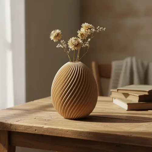 Decoración Elegante Prints Patro - Jarrón Huevo Botánico - Foto 4