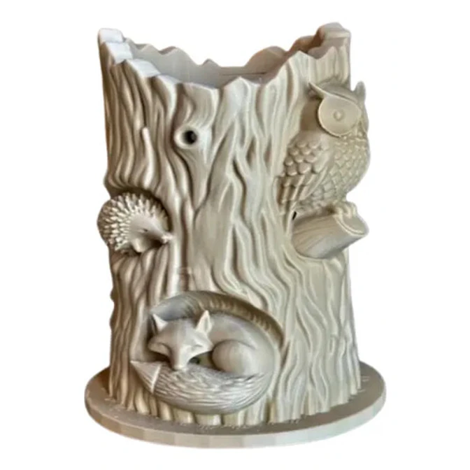 Macetero Decorativo Prints Patro- Tronco De Animales 1