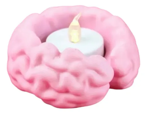 Portavelas Led Prints Patro- Forma Cerebro
