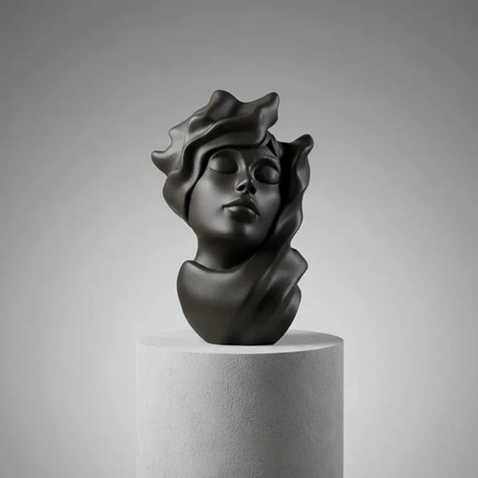 Escultura Elegante Prints Patro - Susurro Del Velo 2
