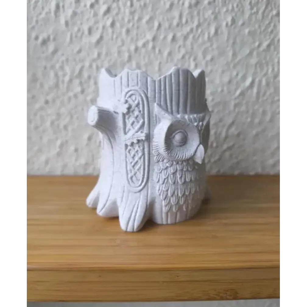 Macetero Prints Patro- Tronco Con Búho 5