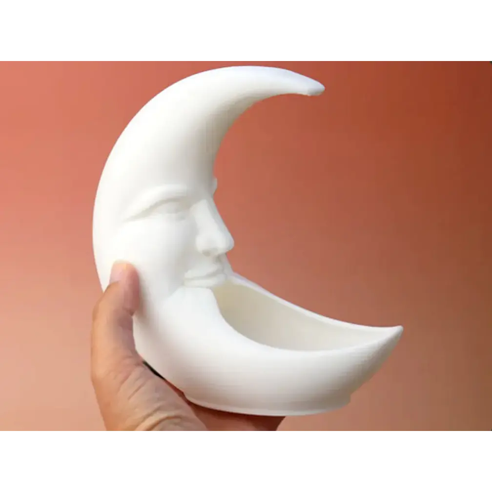 Macetero Prints Patro- Luna Creciente Con Conejo 3