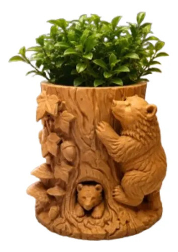 Decoración Hogar Prints Patro - Maceta Adorable Con Osos