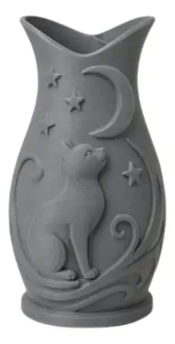 Decoración Hogar Prints Patro - Florero Decorativo Gato Luna