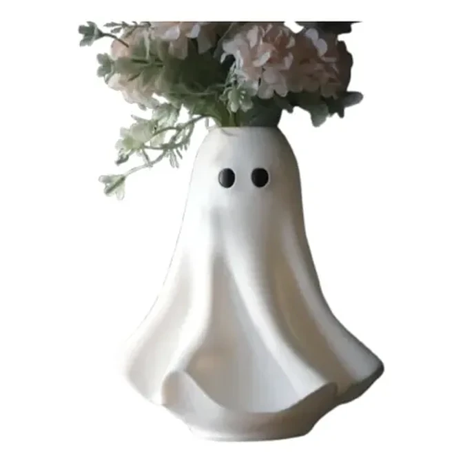 Jarrón Decorativo Prints Patro De Fantasma 1