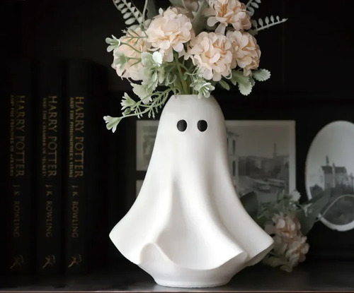 Jarrón Decorativo Prints Patro De Fantasma - Foto 2
