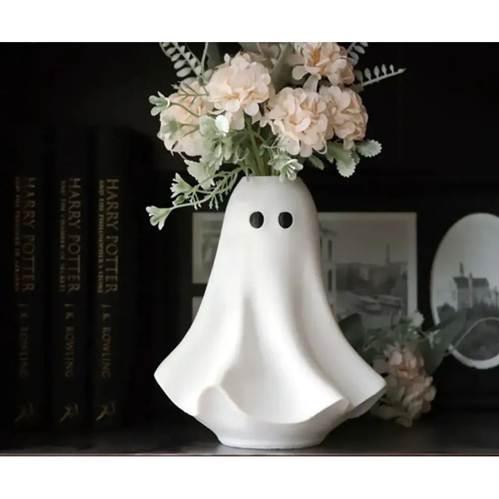 Jarrón Decorativo Prints Patro De Fantasma 2