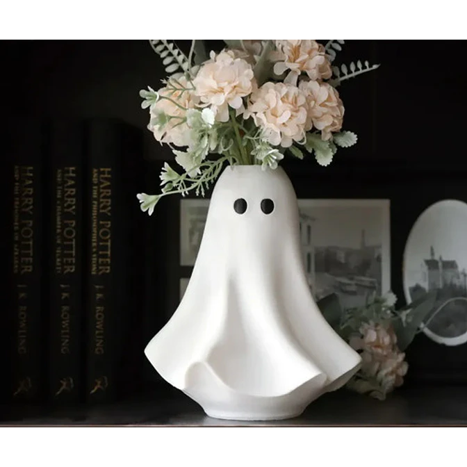 Jarrón Decorativo Prints Patro De Fantasma 2