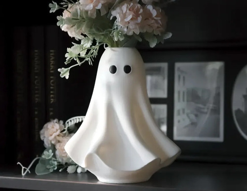 Jarrón Decorativo Prints Patro De Fantasma - Foto 3