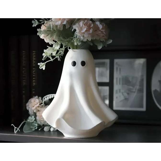 Jarrón Decorativo Prints Patro De Fantasma 3