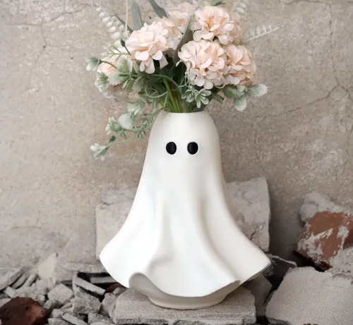 Jarrón Decorativo Prints Patro De Fantasma - Foto 4