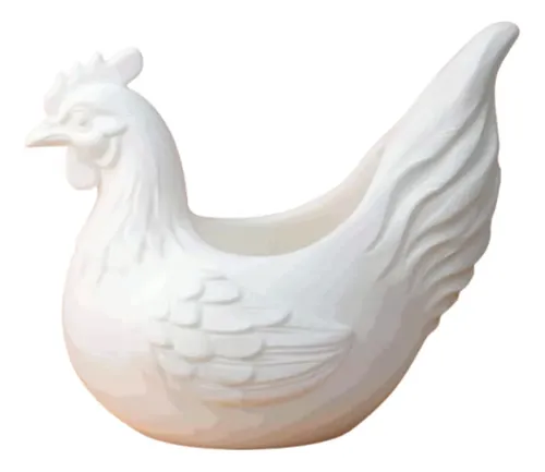 Macetero Prints Patro- Gallina Rústica