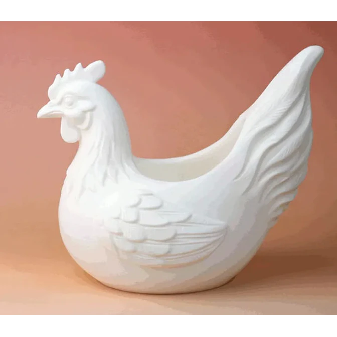 Macetero Prints Patro- Gallina Rústica 3