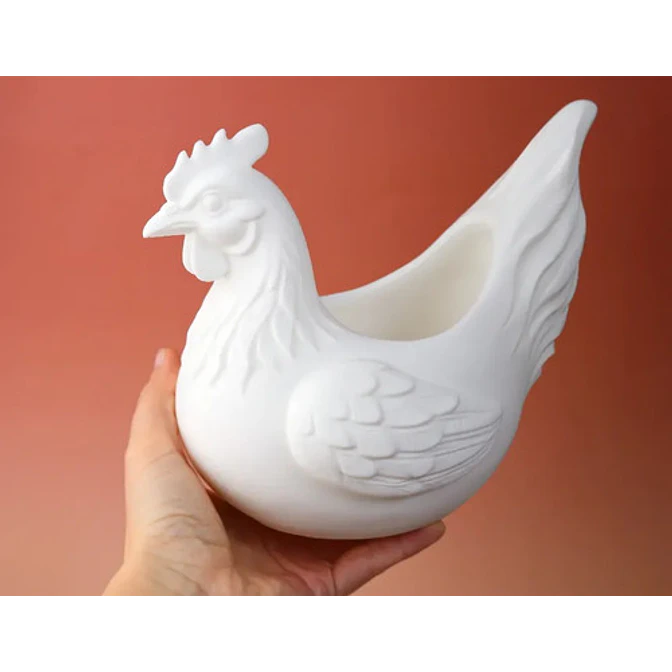 Macetero Prints Patro- Gallina Rústica 4
