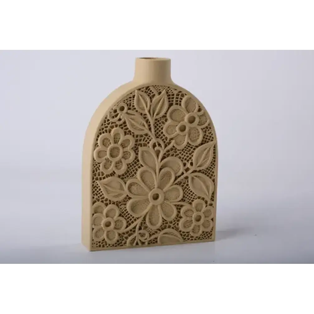 Decoración Hogar Prints Patro - Jarrón De Encaje Intrincado 1