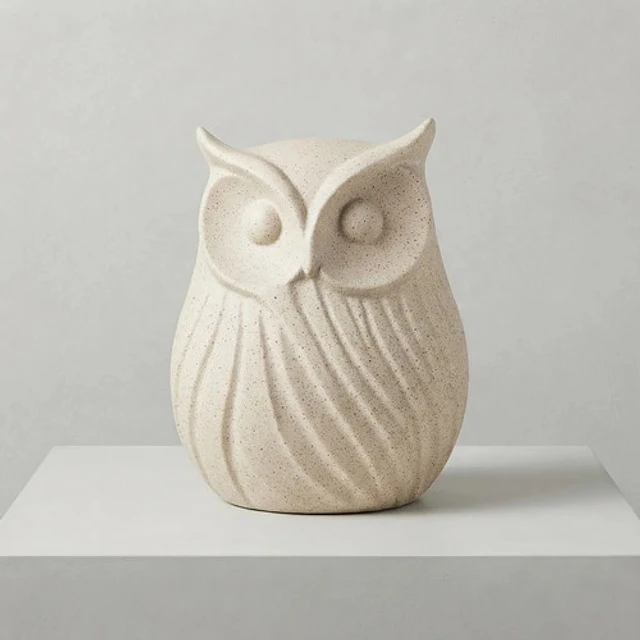 Escultura Elegante Prints Patro - Estilo Búho Moderno
