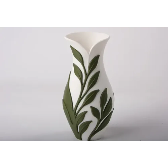Decoración Hogar Prints Patro - Jarrón De Hojas Botánicas 1