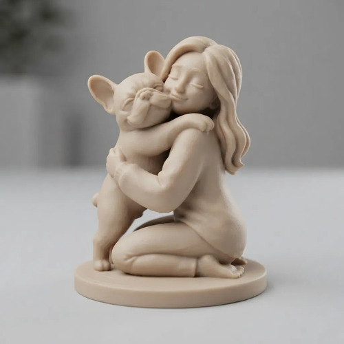 Escultura Elegante Prints Patro - Amor De Un Ferchie - Foto 2