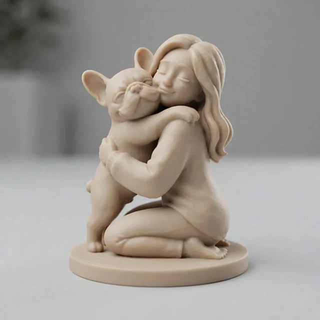 Escultura Elegante Prints Patro - Amor De Un Ferchie