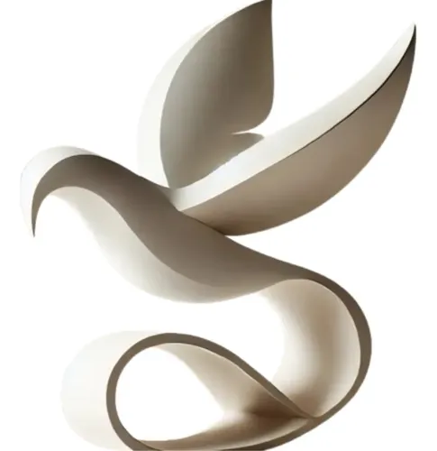 Escultura Elegante Prints Patro - Ave Elegante Y Minimalista