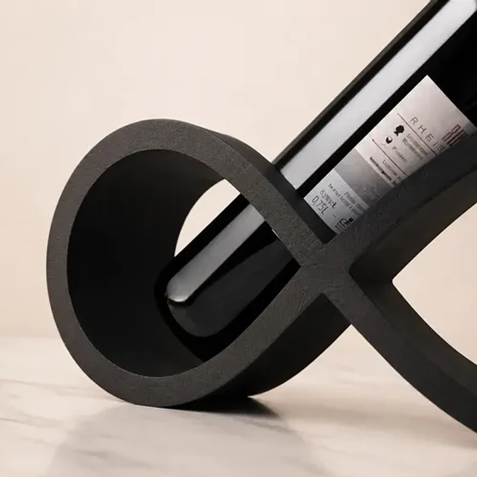 Soporte Para Botellas Vino - Moderno Espiral Elegante 2