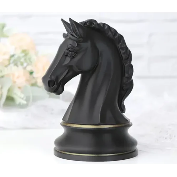 Escultura Decorativa Prints Patro- Caballo De Ajedrez 2