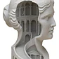 Escultura Elegante Prints Patro - Busto Con Palacio Oculto - Miniatura 1