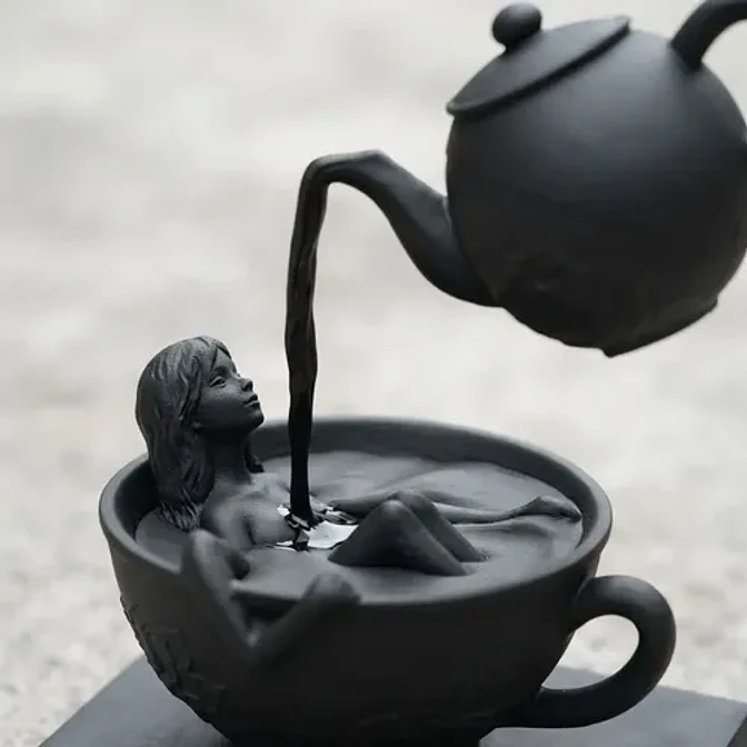 Escultura Elegante Prints Patro - Ensueño A La Hora Del Té 3