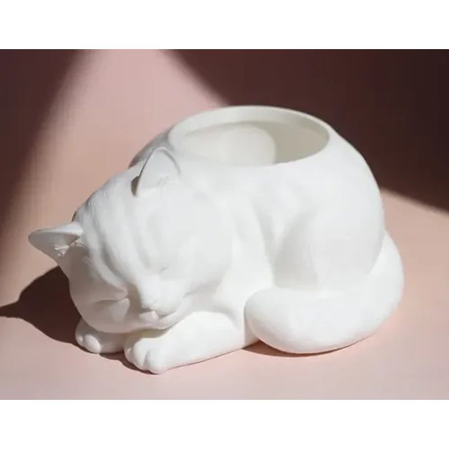Macetero Decorativo Prints Patro-  Gato Durmiente