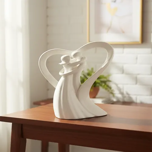 Escultura Elegante Prints Patro -estilo Abrazar La Escultura - Foto 3