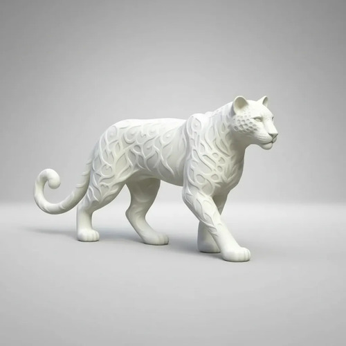 Escultura Elegante Prints Patro - Estilo Jaguar - Foto 2