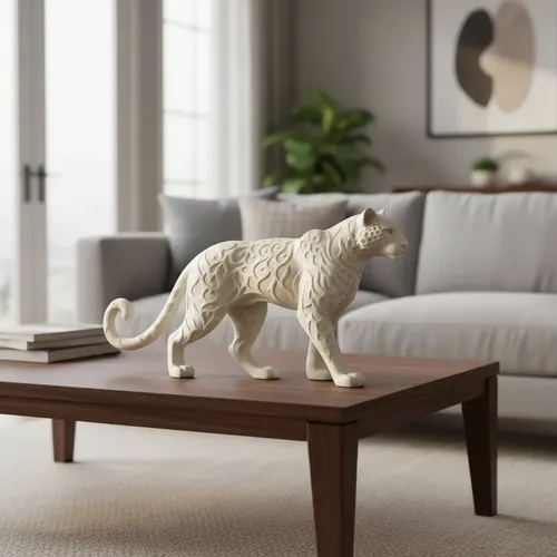 Escultura Elegante Prints Patro - Estilo Jaguar - Foto 4
