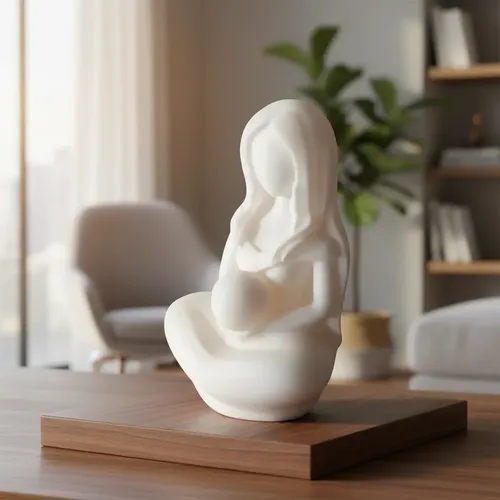 Escultura Elegante Prints Patro - Serenidad Lunar - Foto 3