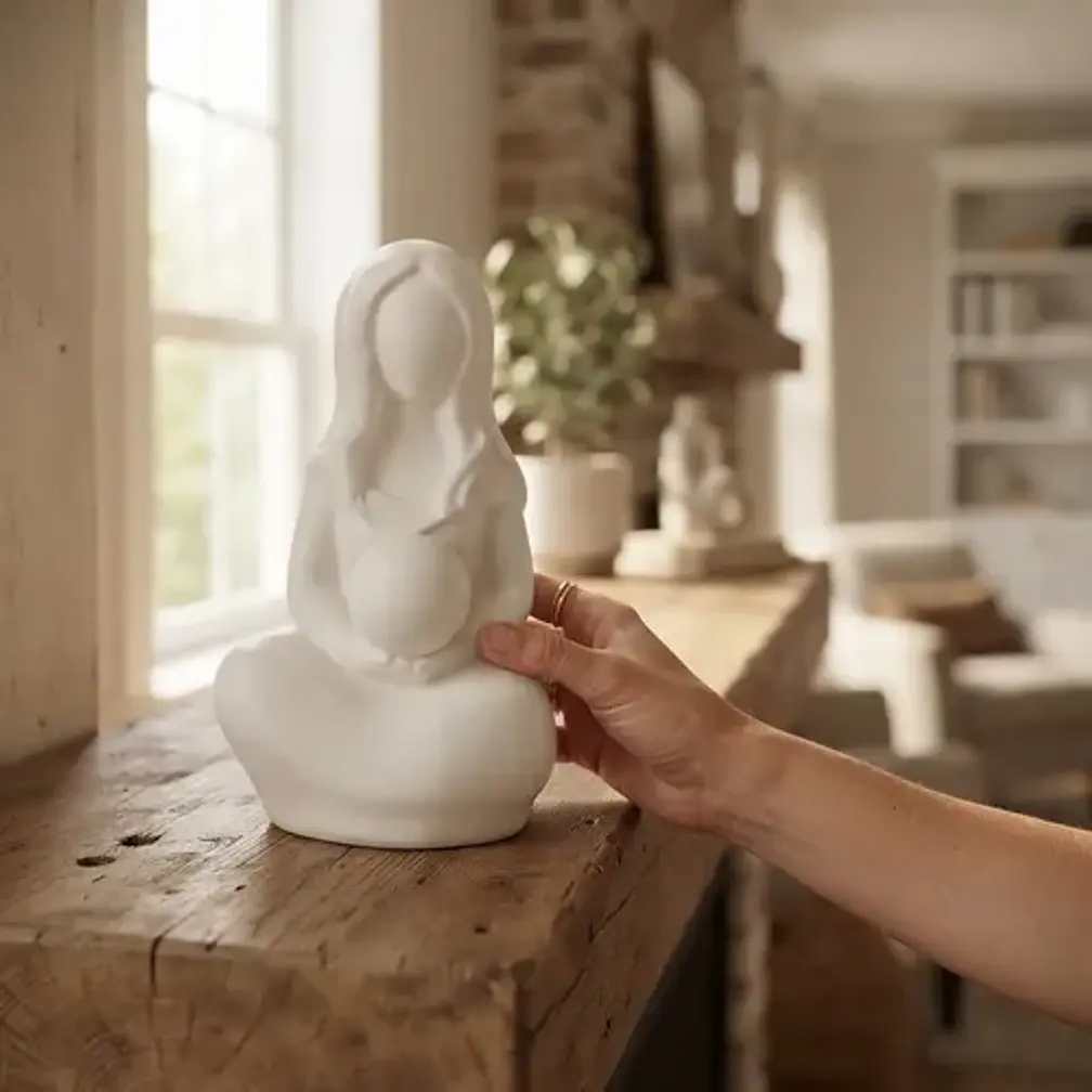 Escultura Elegante Prints Patro - Serenidad Lunar 4