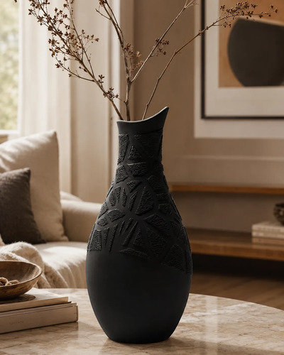 Decoración Elegante Prints Patro - Jarrón Estilo Varoni Cala - Foto 3