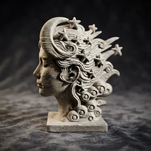 Escultura Elegante Prints Patro - Musa De La Naturaleza - Foto 3